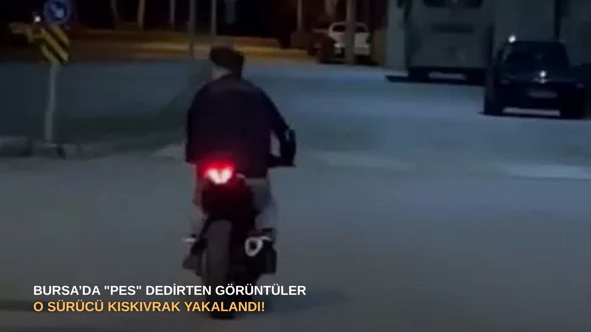 Bursa’da "pes" dedirten görüntüler: O sürücü kıskıvrak yakalandı!