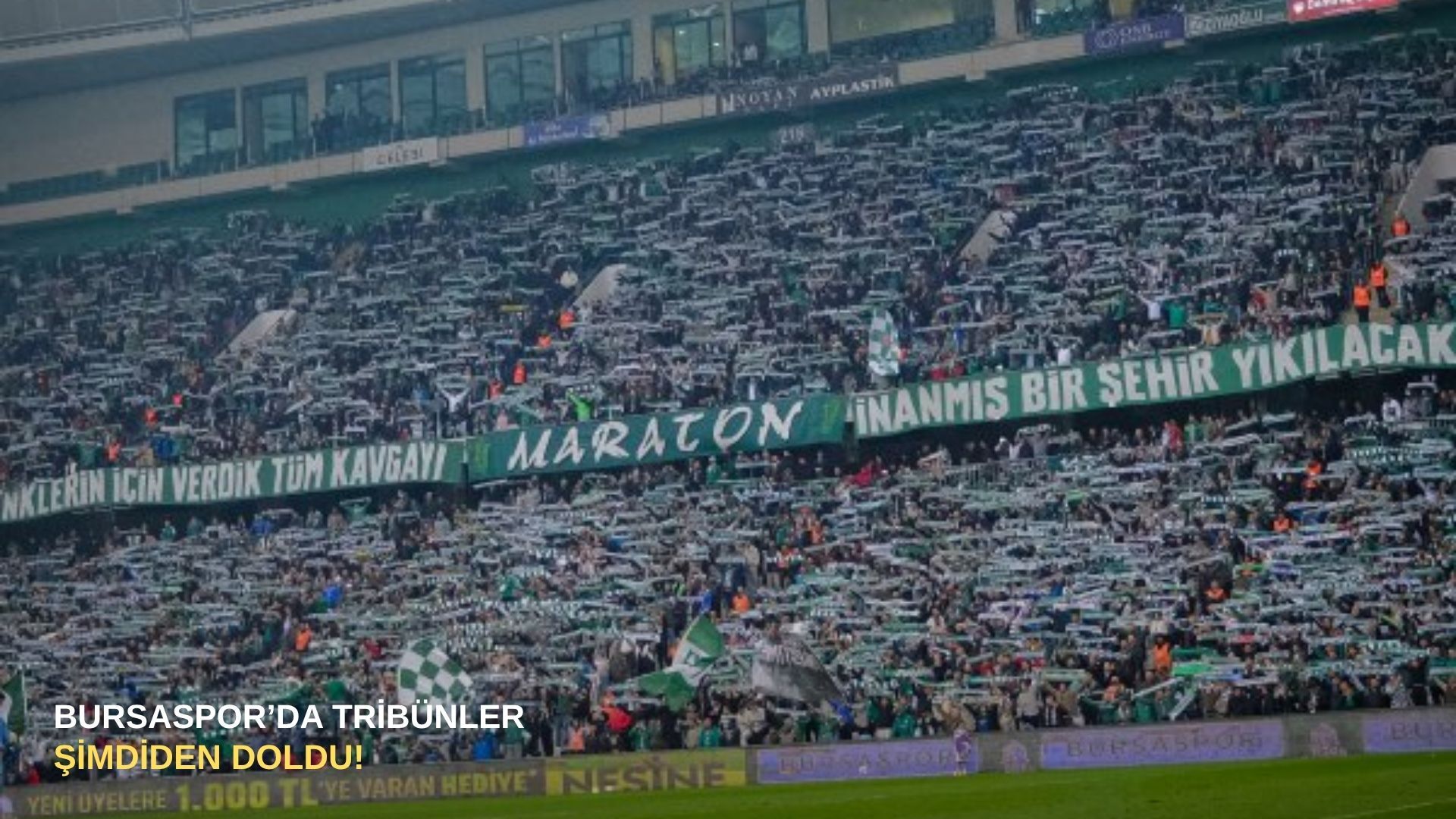 Bursaspor’da tribünler şimdiden doldu!