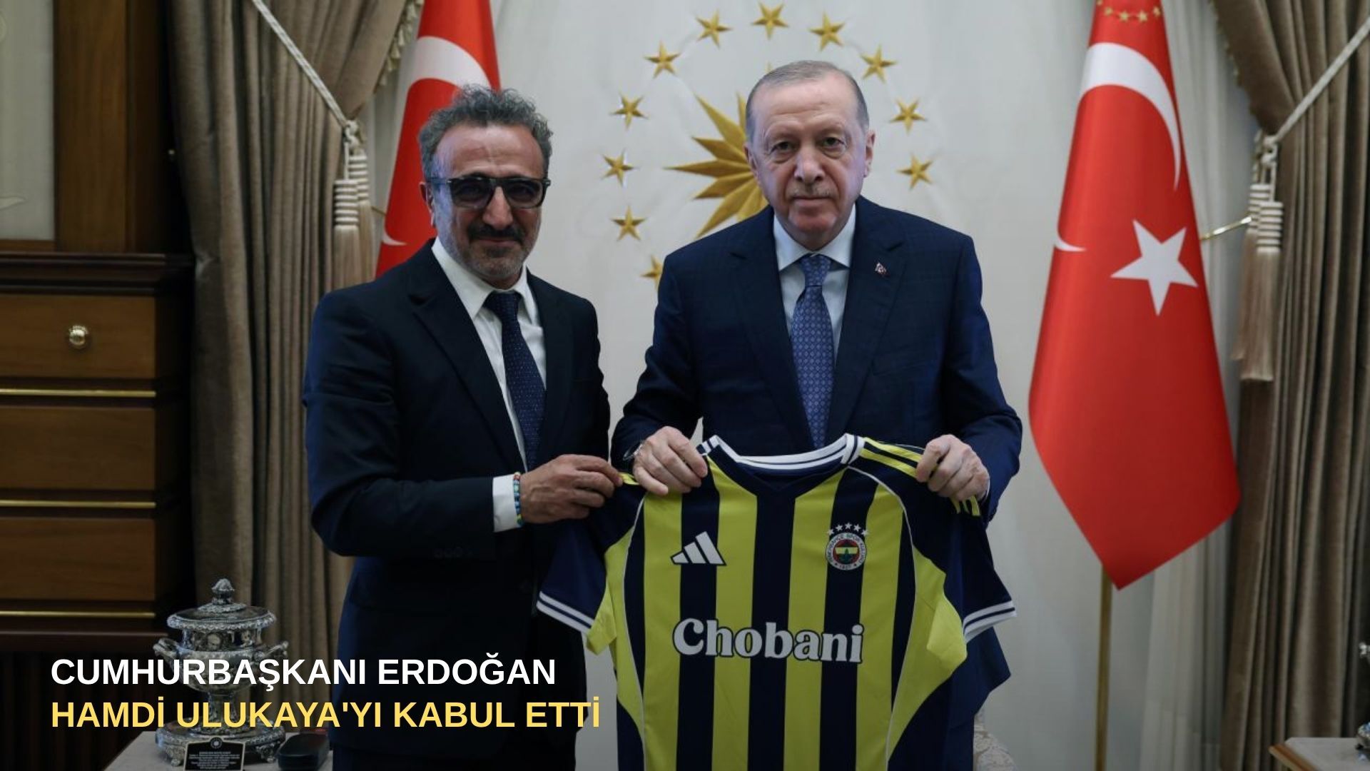 Cumhurbaşkanı Erdoğan, Hamdi Ulukaya'yı kabul etti