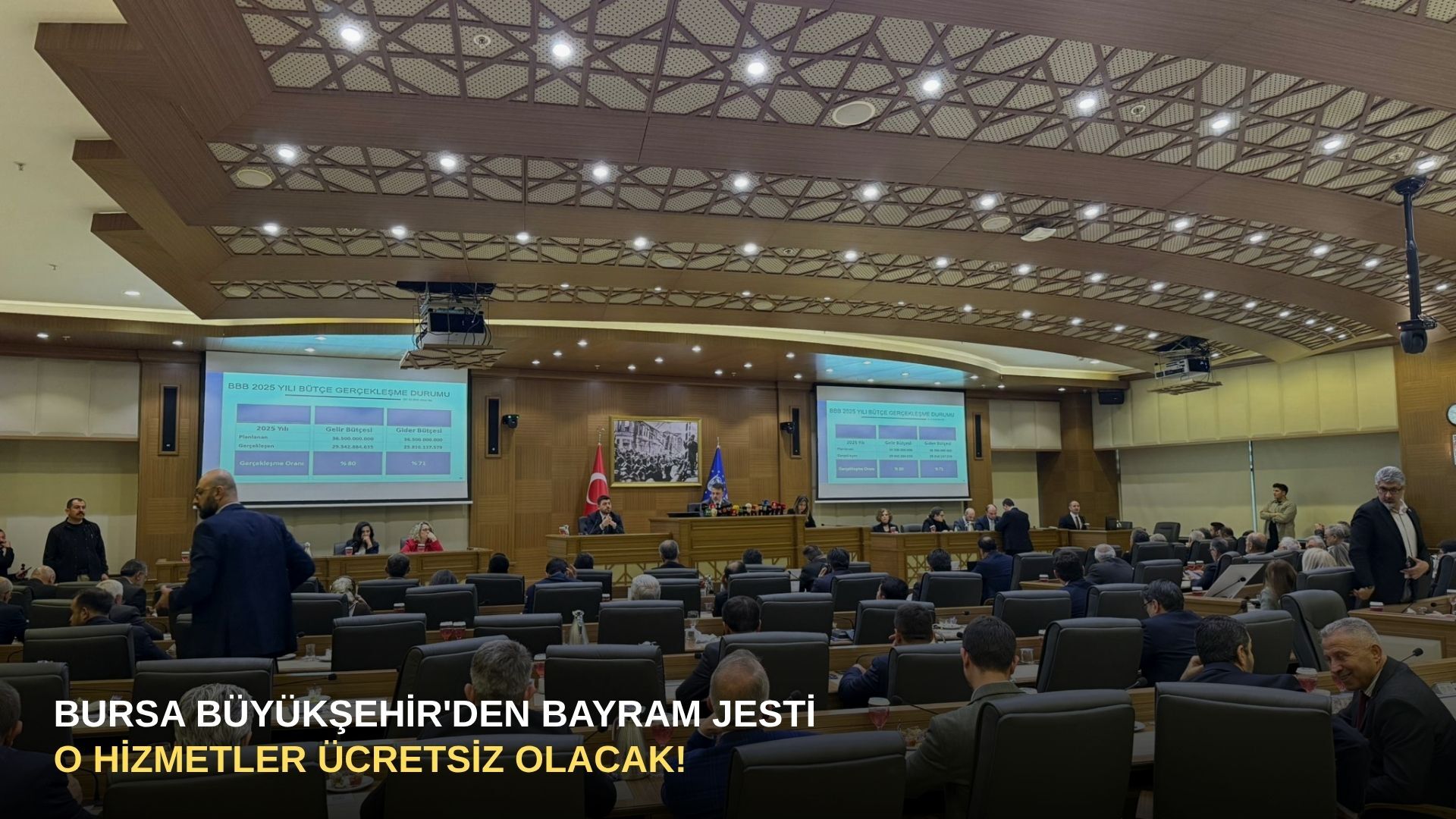 Bursa Büyükşehir Meclisi açıkladı: Bayramda o hizmetler ücretsiz olacak!
