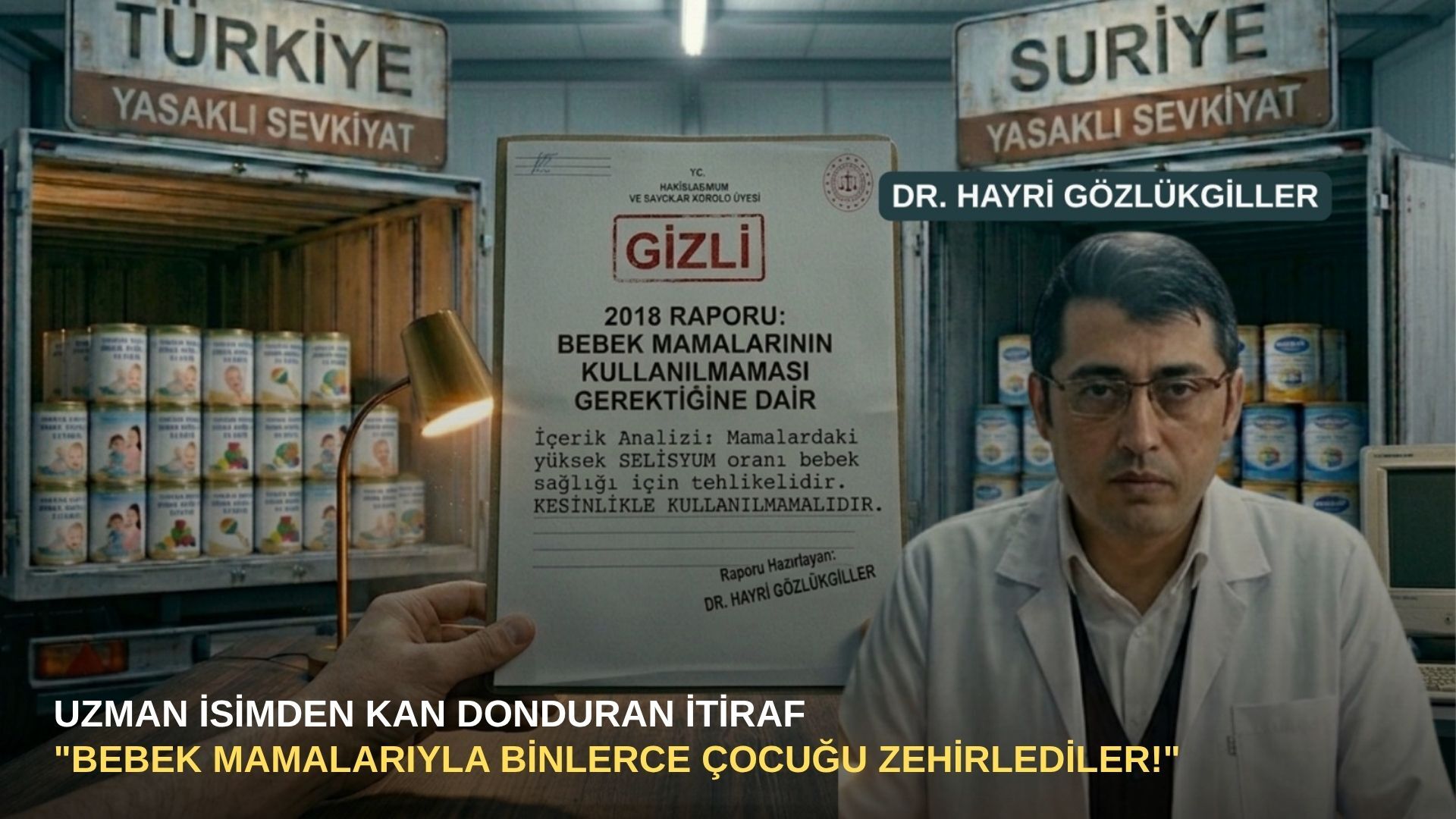 Uzman isimden kan donduran itiraf :"Bebek mamalarıyla binlerce çocuğu zehirlediler!"
