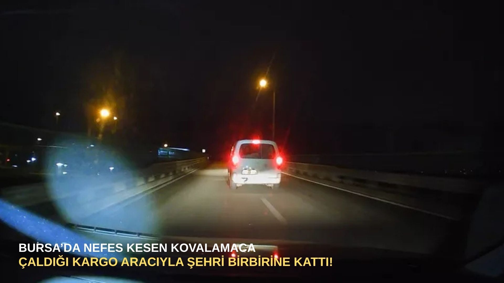 Bursa’da nefes kesen kovalamaca: Çaldığı kargo aracıyla şehri birbirine kattı!