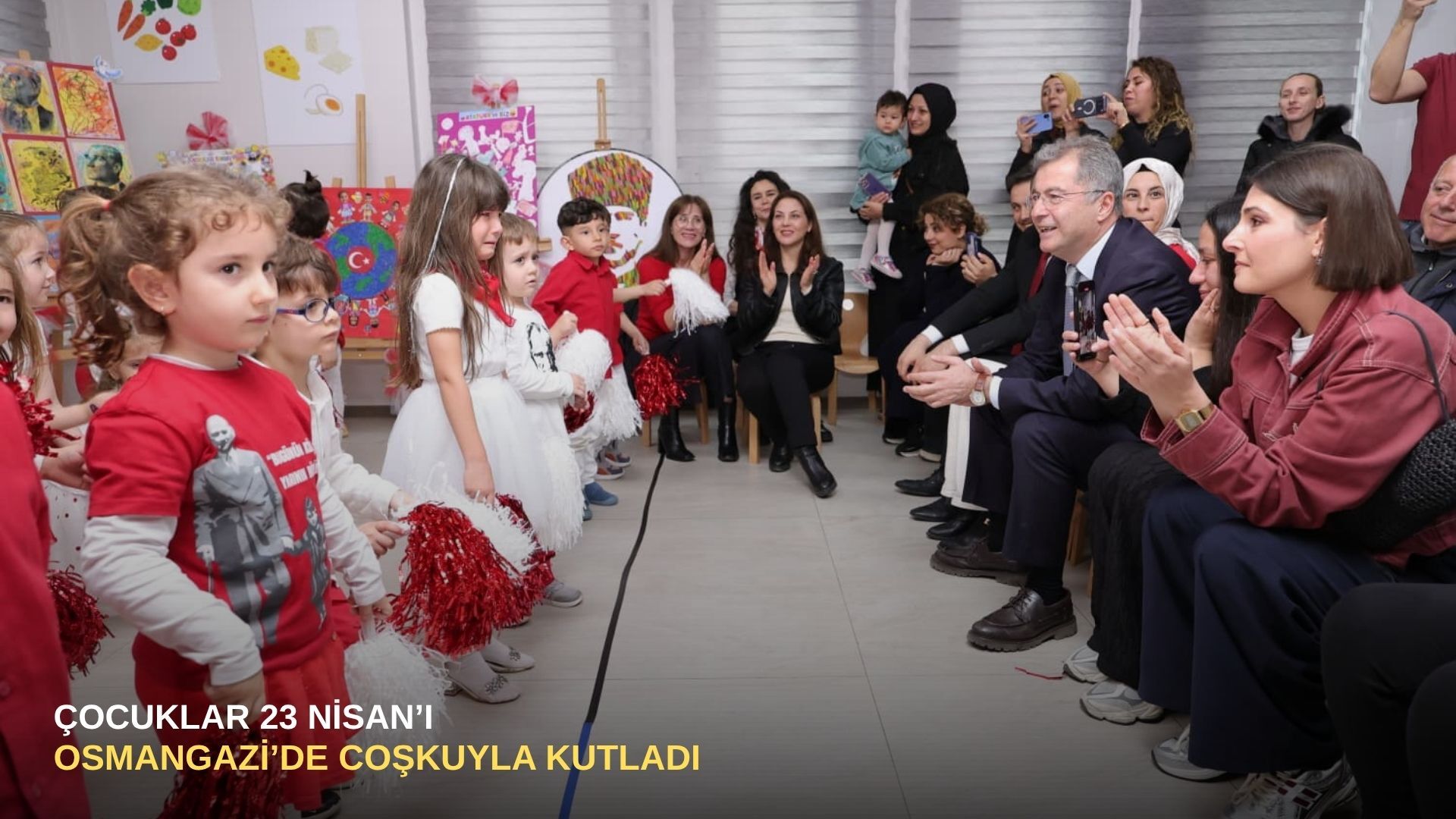 Çocuklar 23 Nisan’ı Osmangazi’de coşkuyla kutladı