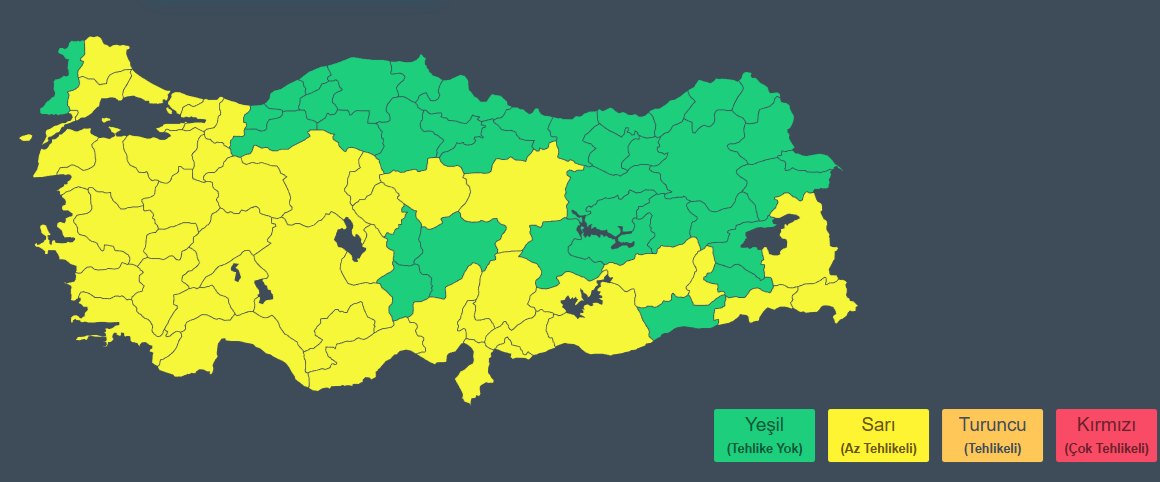 Meteouyarı Türkiye İçin Uyarı Durumu Meteoroloji Genel Müdürlüğü Google Chrome 3.05.2026 14 10 55