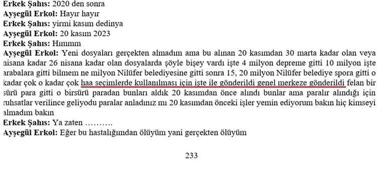 0X0 Son Dakika Bursada Rusvetin Itirafi Ses Kaydinda Nilufer Belediyesi Topladigi Paralari Chp Genel Merkezine Gon 1782098427320