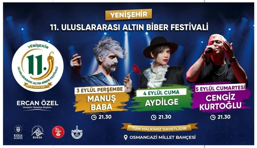 Bursa Yenisehir De 11 Inci Uluslararasi Altin Biber Festivali Icin Geri Sayim Basladi 332355