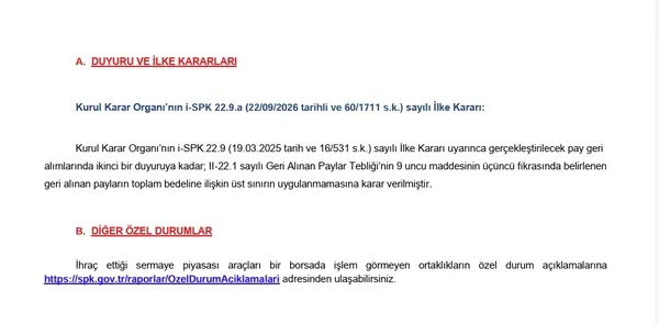 0X0 Son Dakika Hisse Pay Geri Alimlarinda Ust Sinir Kaldirildi 1790077614435