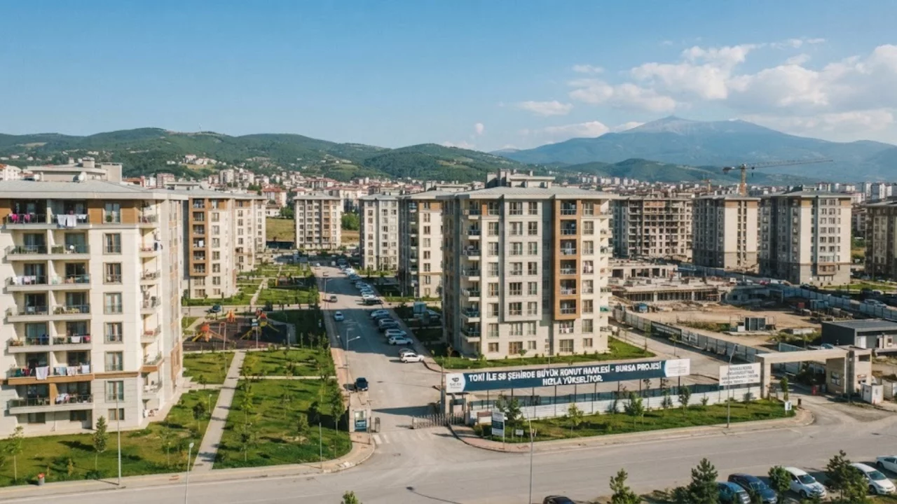 Bursa’da TOKİ konutları için yeni gelişme! 9 ayda 83 bin 504 konut yapıldı
