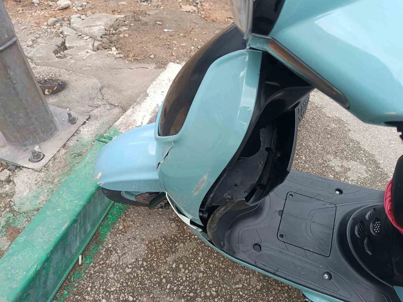Bursa’da feci kaza kamerada: Motosiklet yayaya böyle çarptı