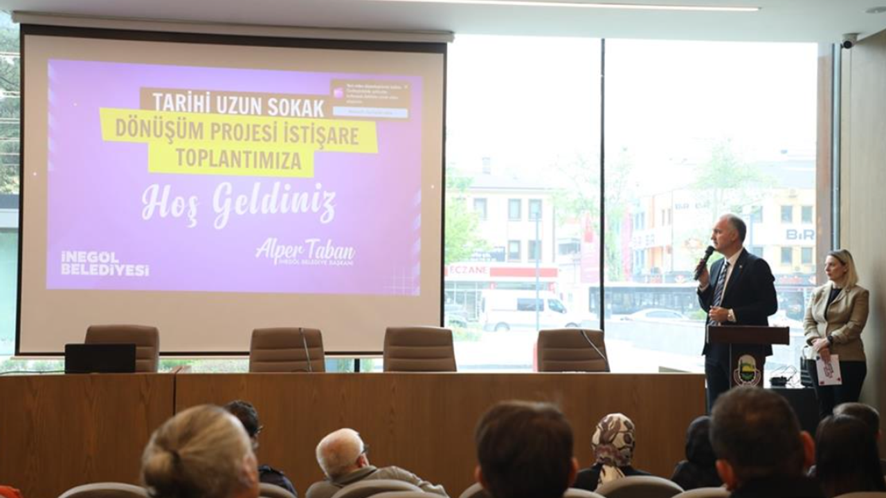 İnegöl'ün  çarşı meydanı  dönüşüme  hazırlanıyor