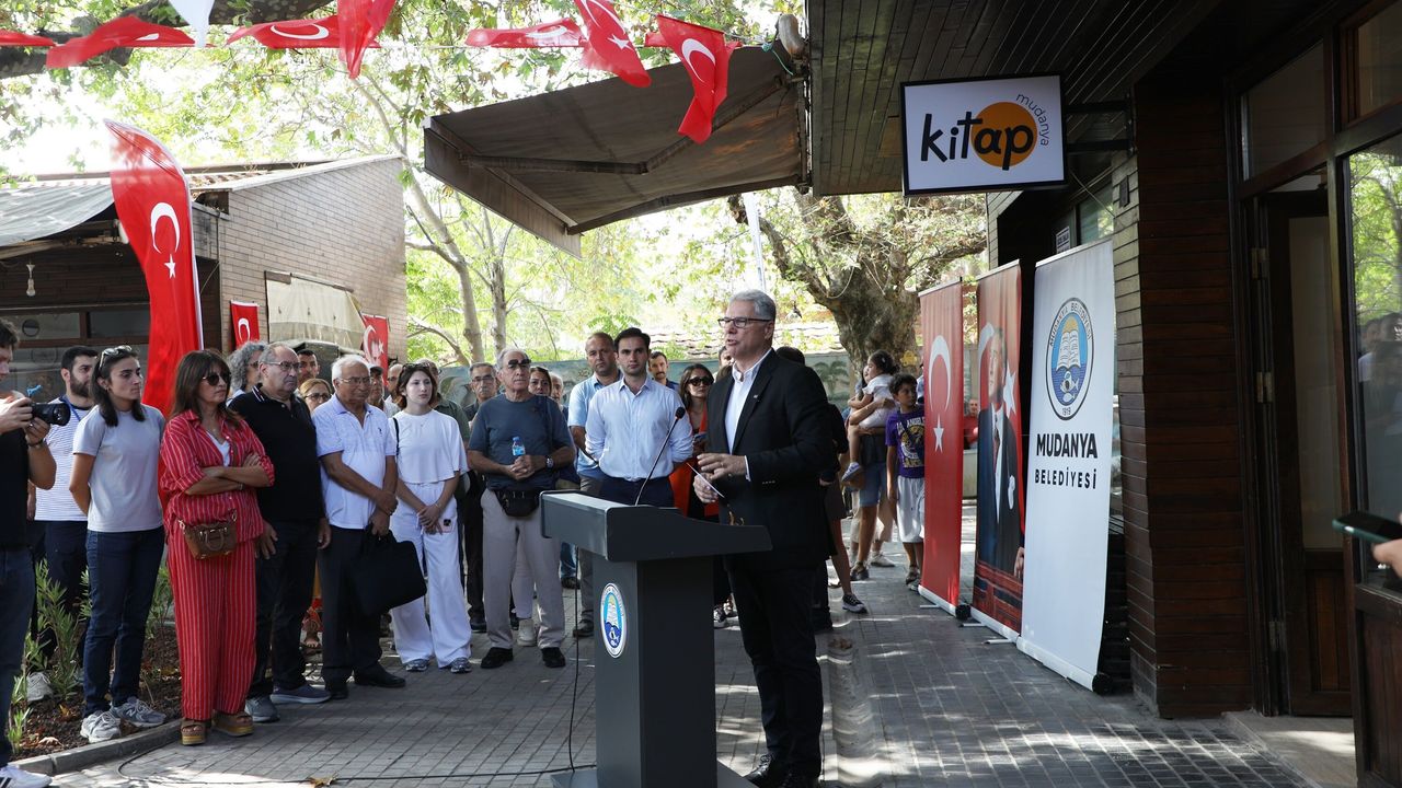 Mudanya’da kitap için yeni adres! “Kitap Mudanya” hizmete açıldı