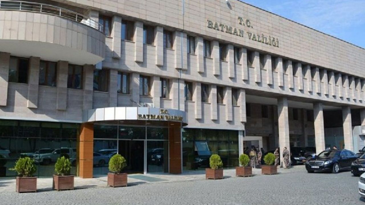 Batman’da eylem ve etkinlikler 8 gün boyunca yasaklandı