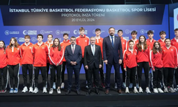 İstanbul'da TBF Basketbol Spor Lisesi için protokol