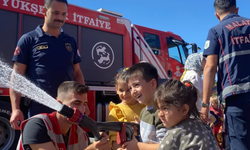 Malatya'da minik itfaiyeciler eğlenerek öğrendi