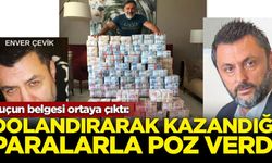 Suçun belgesi ortaya çıktı: Dolandırarak kazandıkları paralarla poz verdi