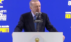 Cumhurbaşkanı Erdoğan Denizli kongresinde konuşuyor