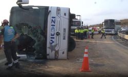 Kuzey Marmara Otoyolu'nda yolcu otobüsü devrildi: 4 ölü, 26 yaralı
