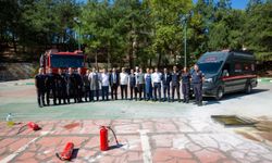 Burfaş tesislerinde yangın tatbikatı