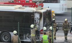 İstanbul'da metrobüs yangını
