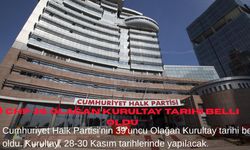 CHP 39. Olağan Kurultay tarihi belli oldu