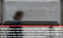 Fed'in faiz indirimine gitmesi bekleniyor