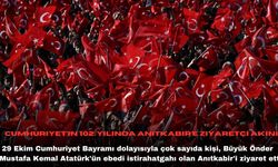 Cumhuriyet’in 102. yılında Anıtkabir’e ziyaretçi akını