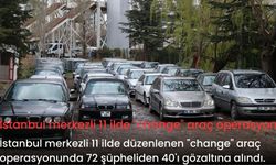 İstanbul merkezli 11 ilde "change" araç operasyonu