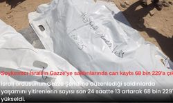 Soykırımcı İsrail'in Gazze'ye saldırılarında can kaybı 68 bin 229'a çıktı