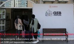 Ek kontenjanla yerleşen öğrencilerin yurt başvuruları açıklandı