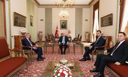 TBMM Başkanı Kurtulmuş, 3 partinin genel başkanlarını kabul etti