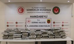 Edirne'de 105,2 kilogram uyuşturucu ele geçirildi