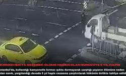 Kırmızı ışıkta geçerek ölüme neden olan sürücüye 5 yıl hapis