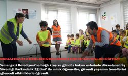 Osmangazi kreşlerinde miniklere iş güvenliği eğitimi