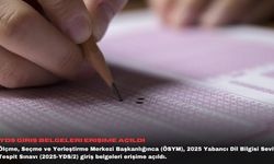YDS giriş belgeleri erişime açıldı