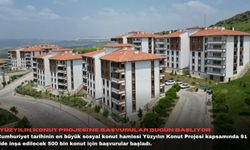 Yüzyılın Konut Projesi'ne başvurular bugün başlıyor