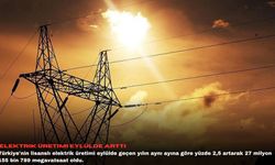 Elektrik üretimi eylülde arttı