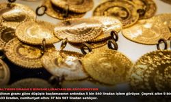 Altının gramı 5 bin 540 liradan işlem görüyor