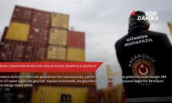 Ambarlı Limanı'nda 94 milyon liralık kaçak sigara ele geçirildi