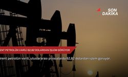 Brent petrolün varili 62,82 dolardan işlem görüyor