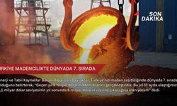 Türkiye madencilikte dünyada 7. sırada
