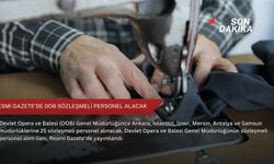 Resmi Gazete’de DOB sözleşmeli personel alacak