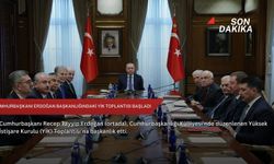 Cumhurbaşkanı Erdoğan başkanlığındaki YİK toplantısı başladı