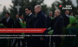 Erdoğan, Aşkabat’ta Tarafsızlık Anıtı’na çelenk bıraktı