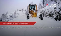 5 il için kuvvetli yağış ve kar uyarısı