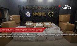 İstanbul ve İzmir’de 7 milyon uyuşturucu hap ele geçirildi