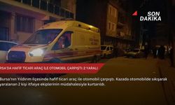 Bursa'da hafif ticari araç ile otomobil çarpıştı: 2 yaralı