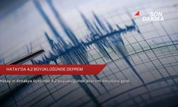 Hatay'da 4,2 büyüklüğünde deprem