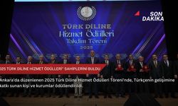 "2025 Türk Diline Hizmet Ödülleri" sahiplerini buldu