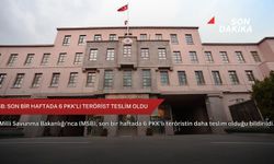 MSB: Son bir haftada 6 PKK'lı terörist teslim oldu