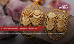 Altının gramı 6 bin 164 liradan işlem görüyor